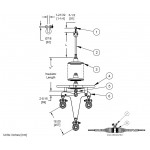 I-String Assembly - Tangent Suspension, Tri-Bundle Conductor, 50K